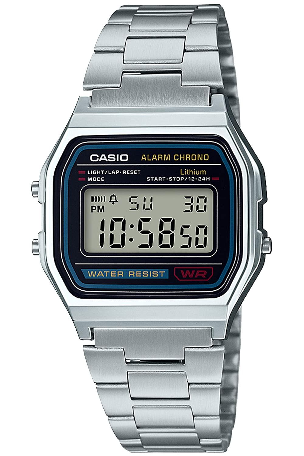 [CASIO] Watch CASIO Collection A158WA-1JH Men's Silver