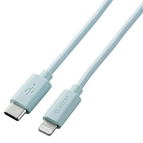 ELECOM USB C(TM)-Lightning Cable for iPhone/iPad/iPod/Magic Keyboard/Magic Mouse/Magic Trackpad Charging Compatible 1.0m Blue U2C-APCL10BU