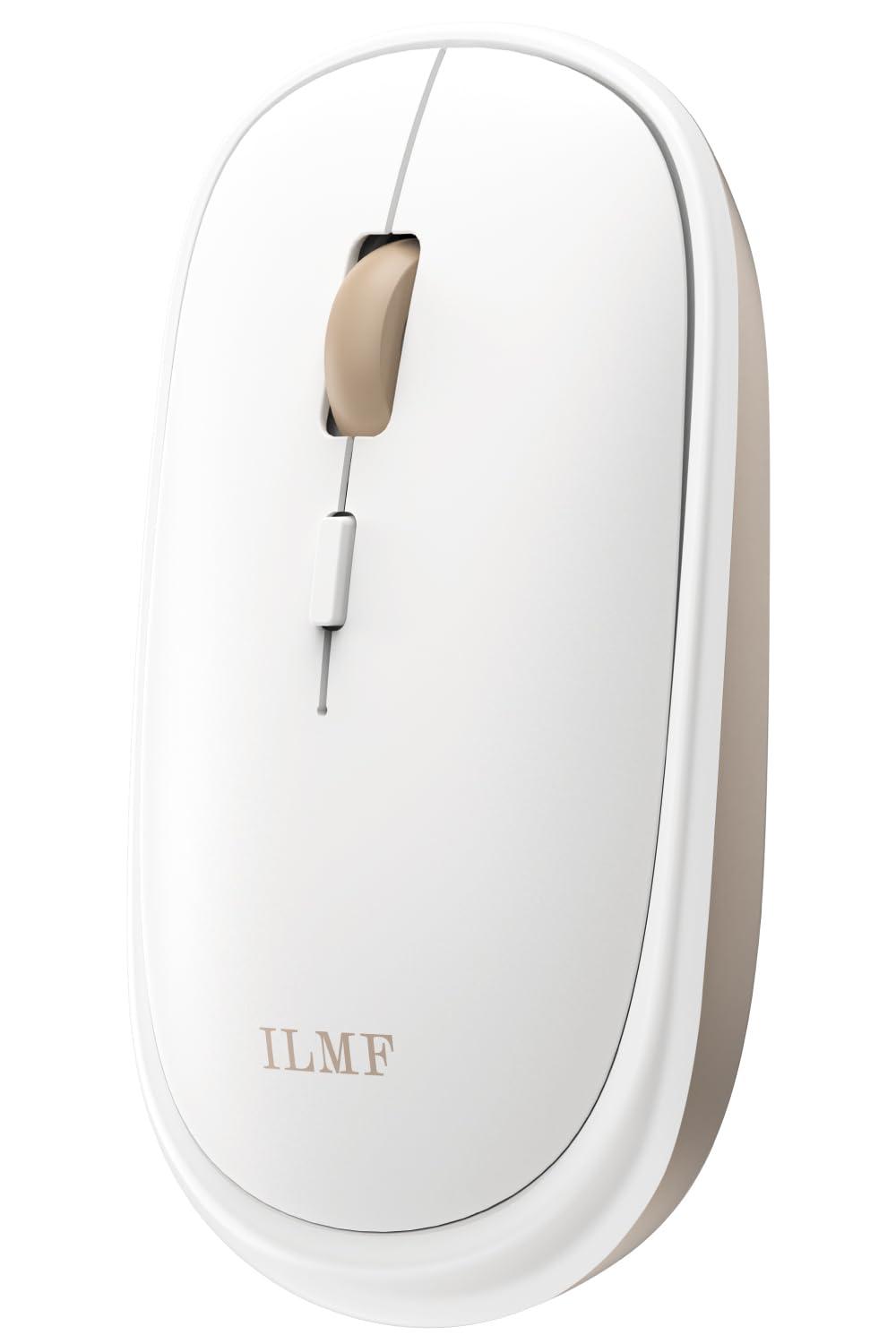 ELECOM Wireless Mouse ILMF “I love myself” Slim Quiet 2.4GHz Wireless 4-Button White M-TM10DBWH-IL