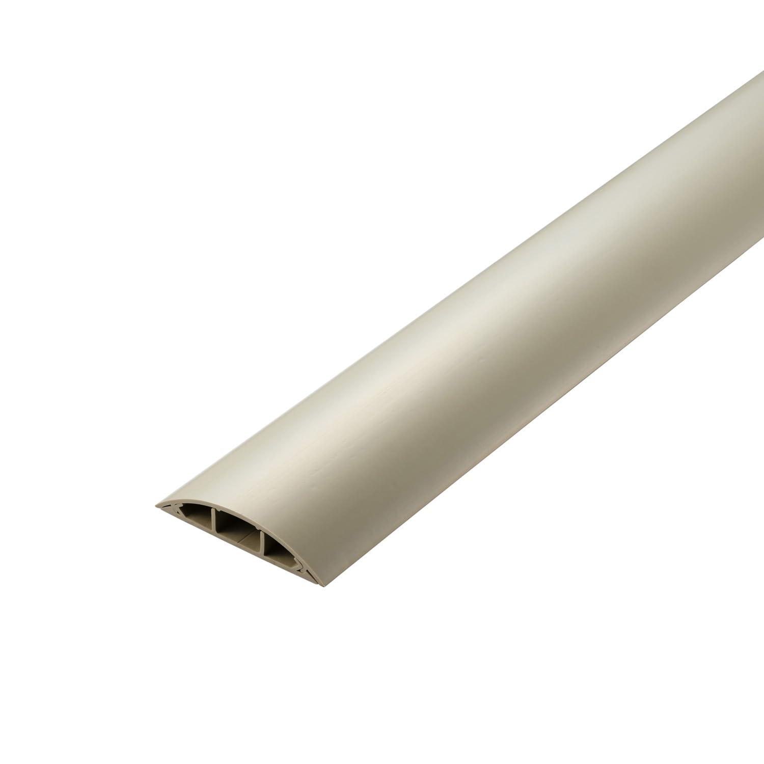 ELECOM Floor Cable Cover Molding 1m Length 78mm Width PVC Beige LD-GA1507M