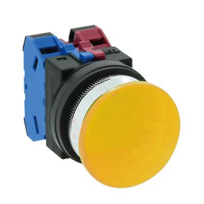 1a-1b / 30mm Push Button Switch (Large, Yellow)