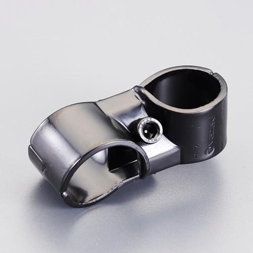 [Pipe Rack Use] Cross Metal Joint (Black / 4 pieces)