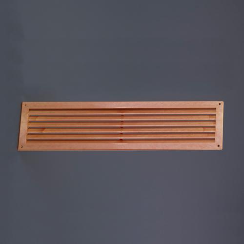 Esco Door Ventilation Grille, Teak, 193x444mm EA997MF-9
