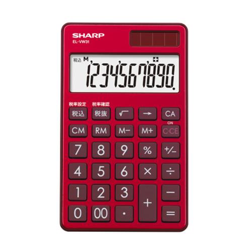 10-Digit Calculator (Red)
