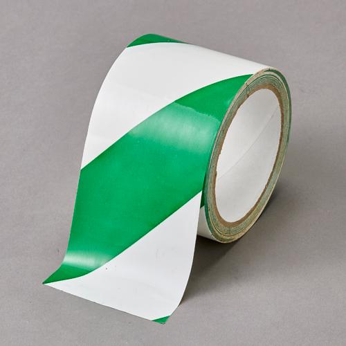 ESCO 76mm x 16.2m Hazard Warning Tape (Green/White Laminate) EA983G-67