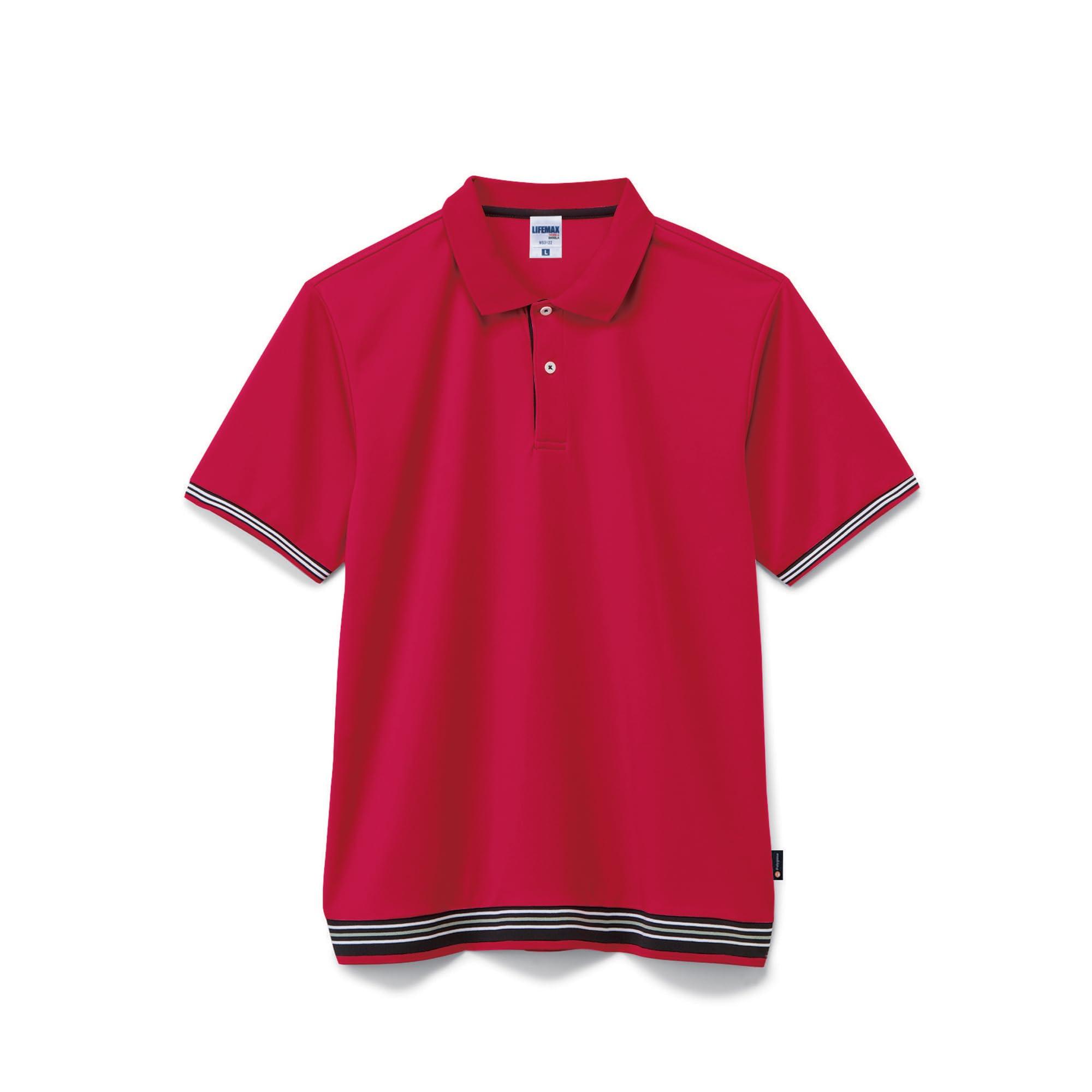 [LifeMax] Polo Shirt MS3122 Red S