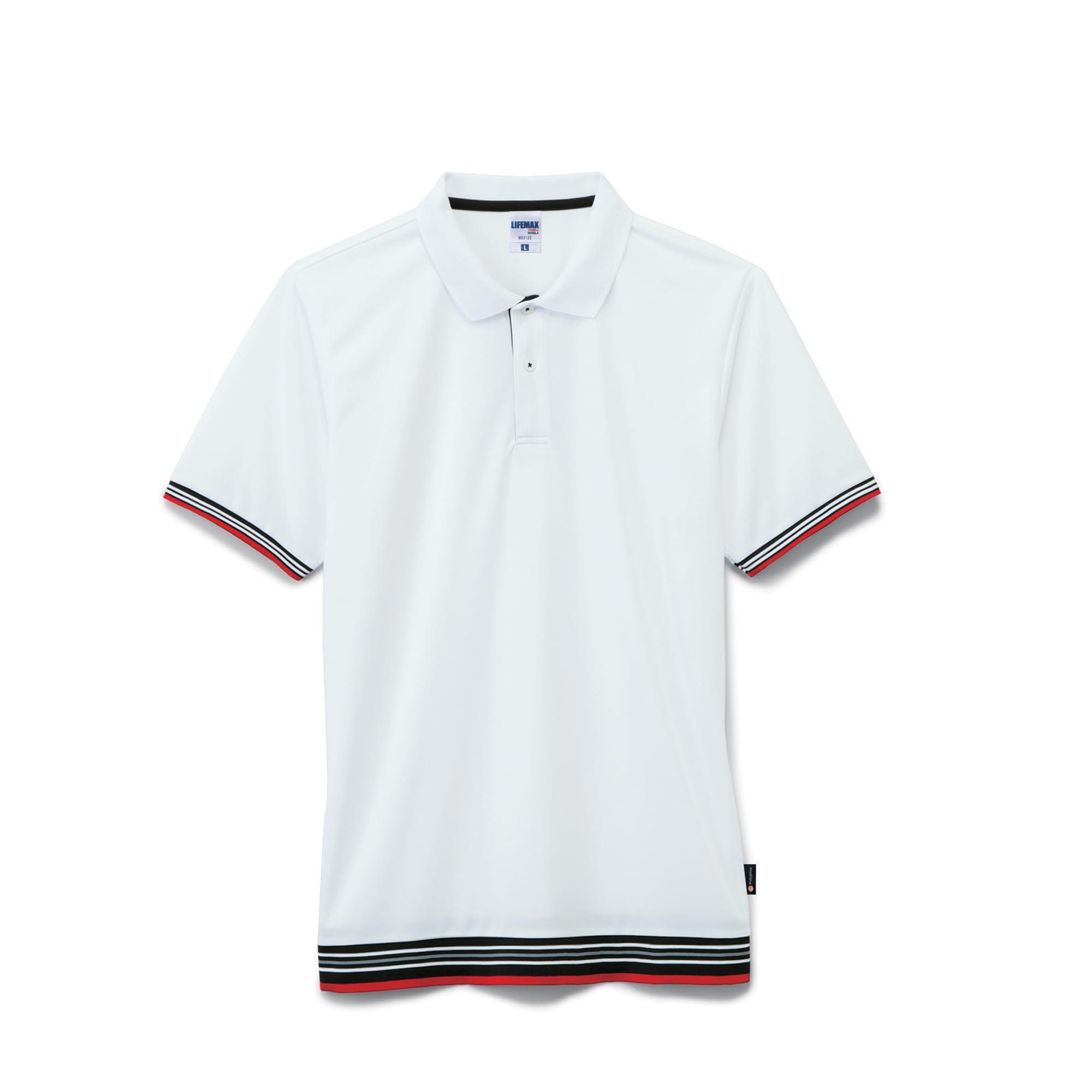 [LifeMax] Polo Shirt MS3122 White S