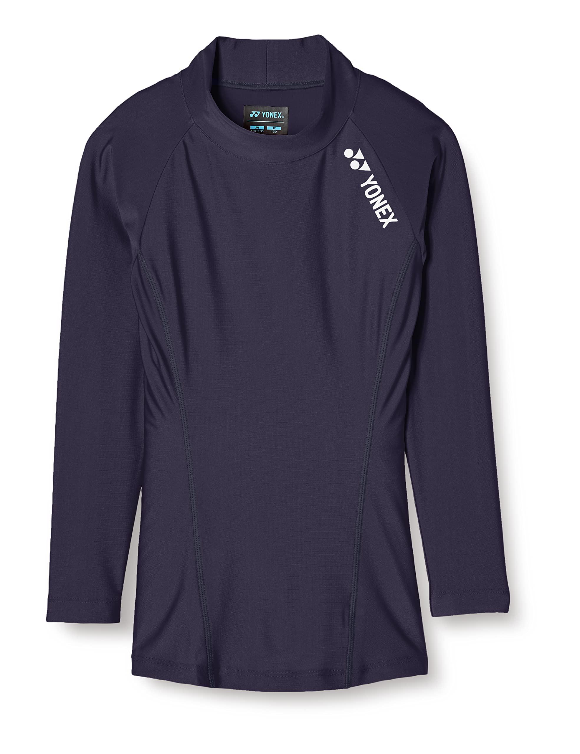 [Yonex] Long-Sleeve Shirt High-Neck Long-Sleeve Shirt Kids STBF1015J Navy Blue (019) J130