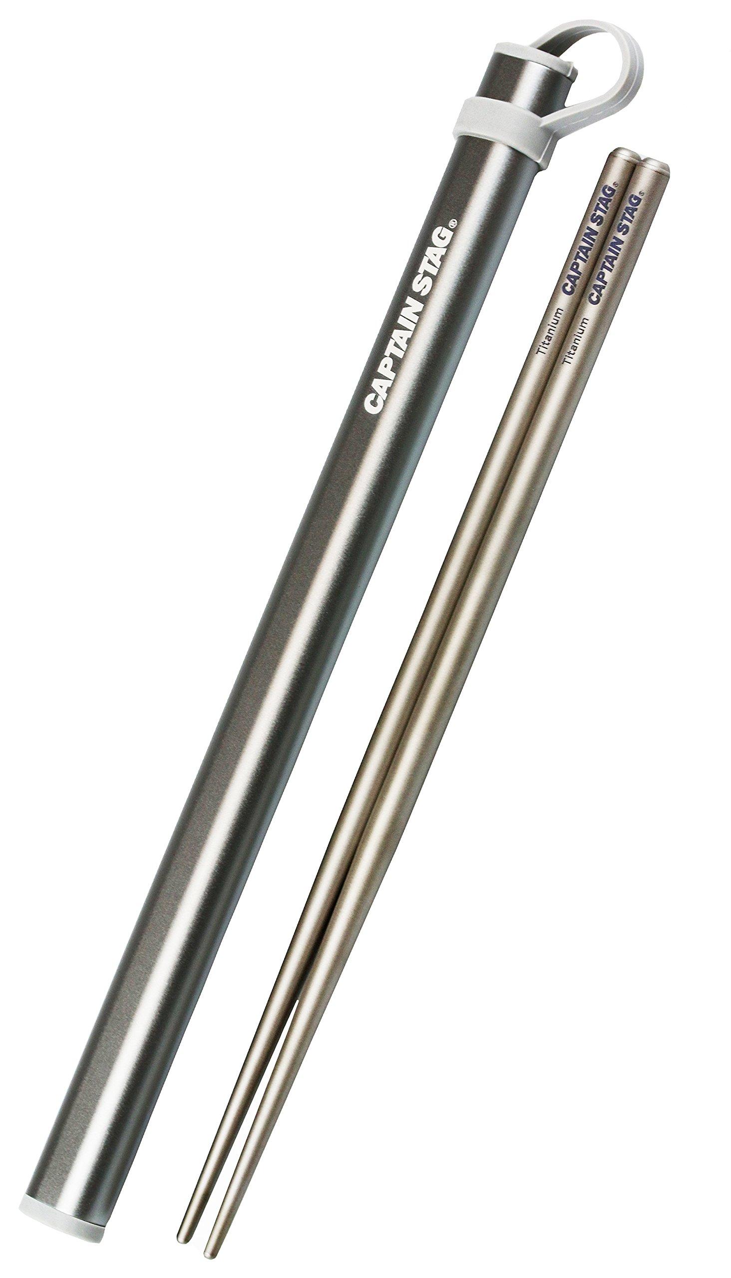 Captain Stag Titanium Chopsticks -HASHI- UH-3004
