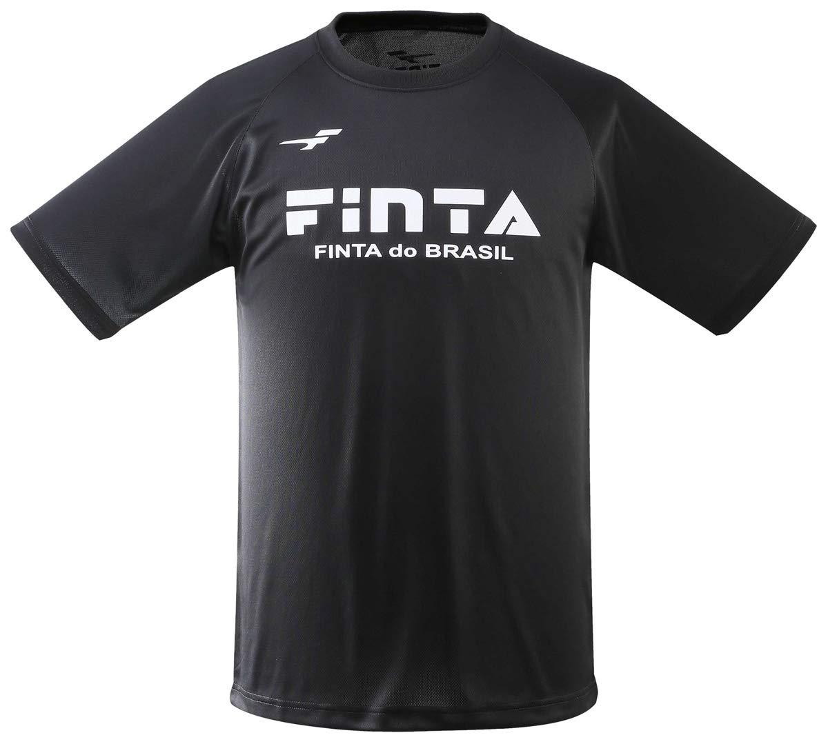 [FINTA] FINTA Soccer Futsal Basic Logo T-Shirt FT5156 ((0500) Black, S)