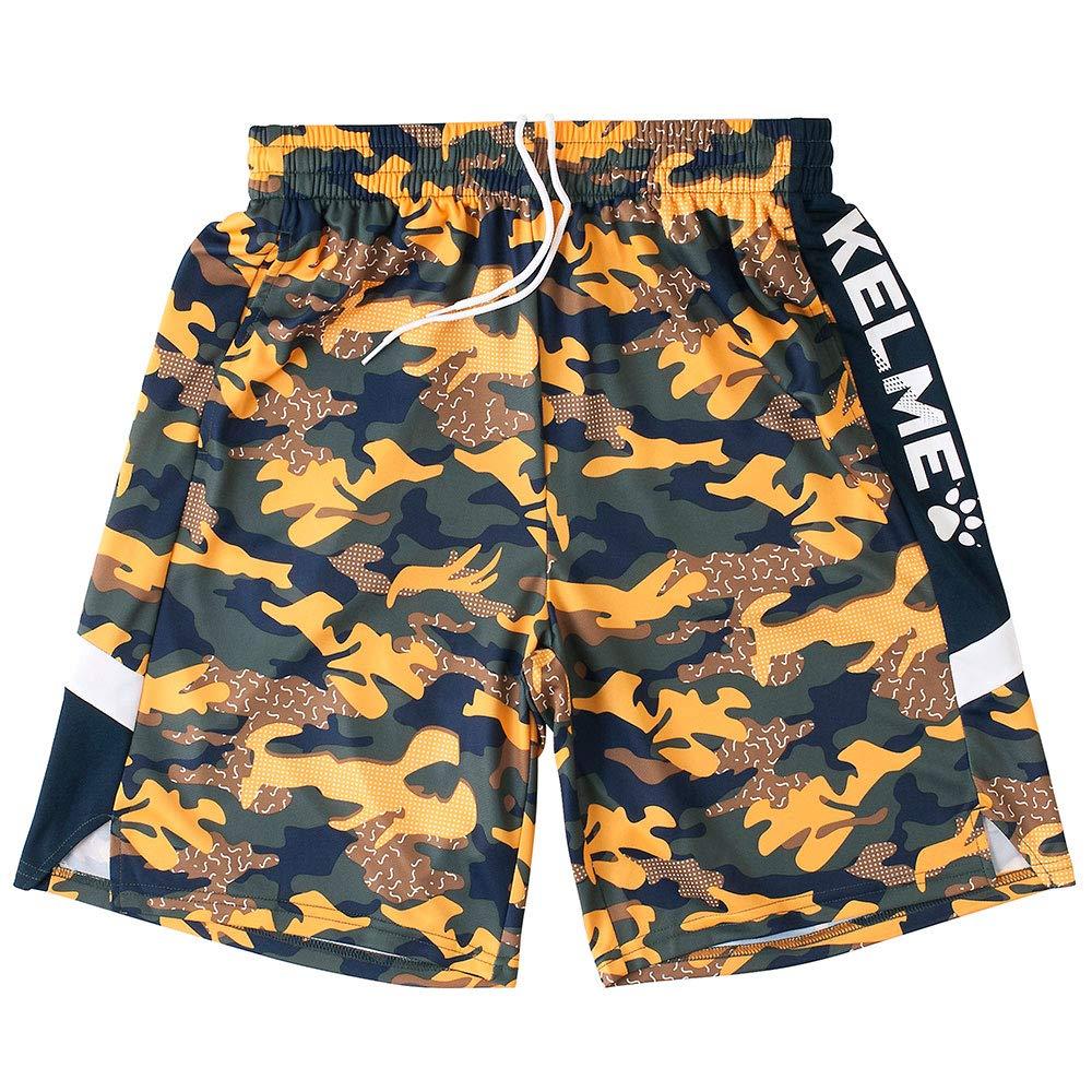 KELME Half Pants Swim Shorts 3591347 Camo Fly Yellow XXL