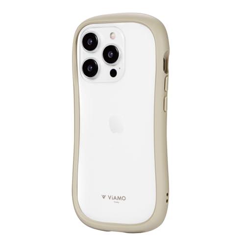 Leplus iPhone 15 Pro Scratch-Resistant & Shock-Resistant Hybrid Case “ViAMO freely” Beige TPU Glass Protective Shell Cover LN-IP23VMFBG