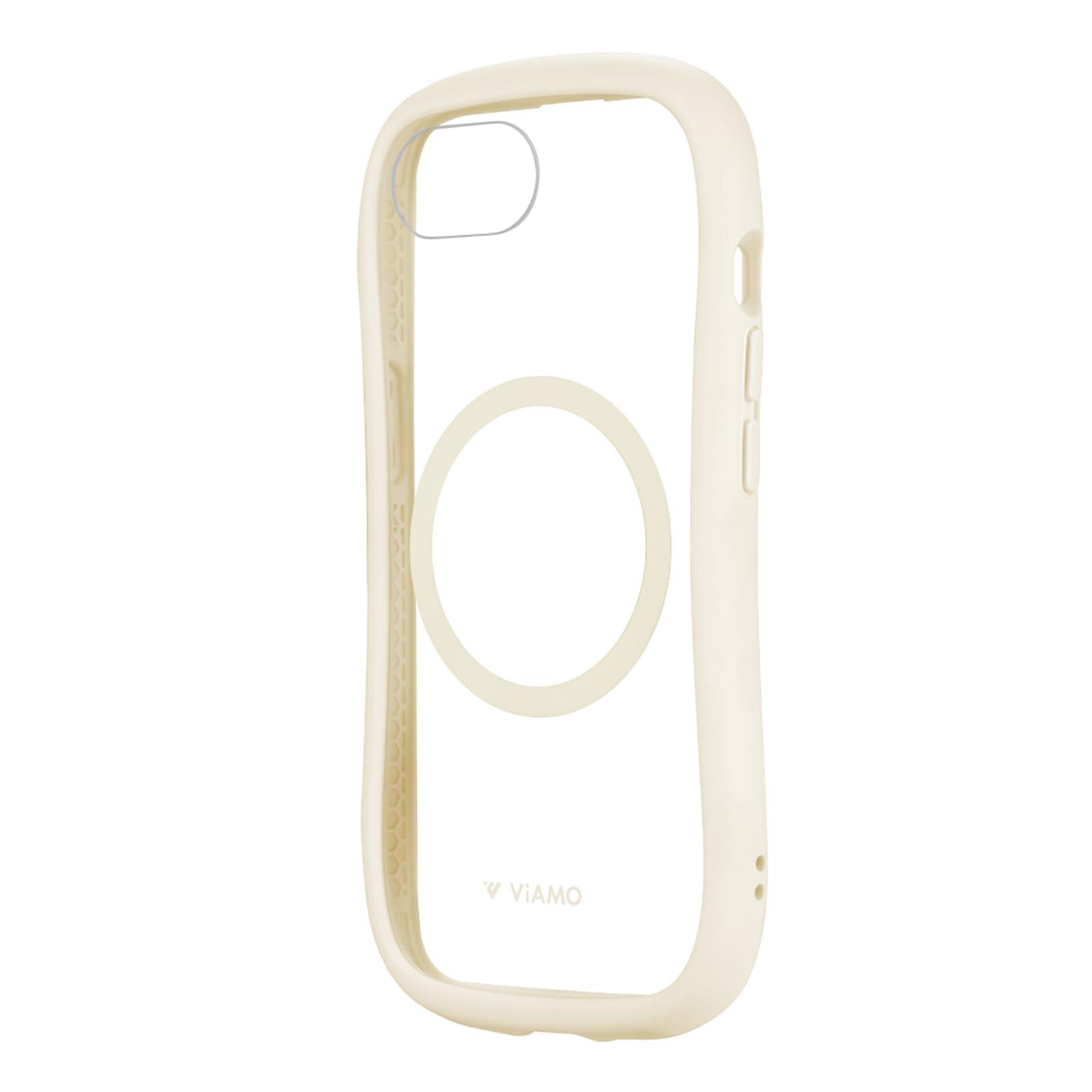 LEPLUS iPhone 16e Scratch-Resistant & Shock-Resistant Hybrid Case “ViAMO charge” Milk White LN-ISS24VMCLWH