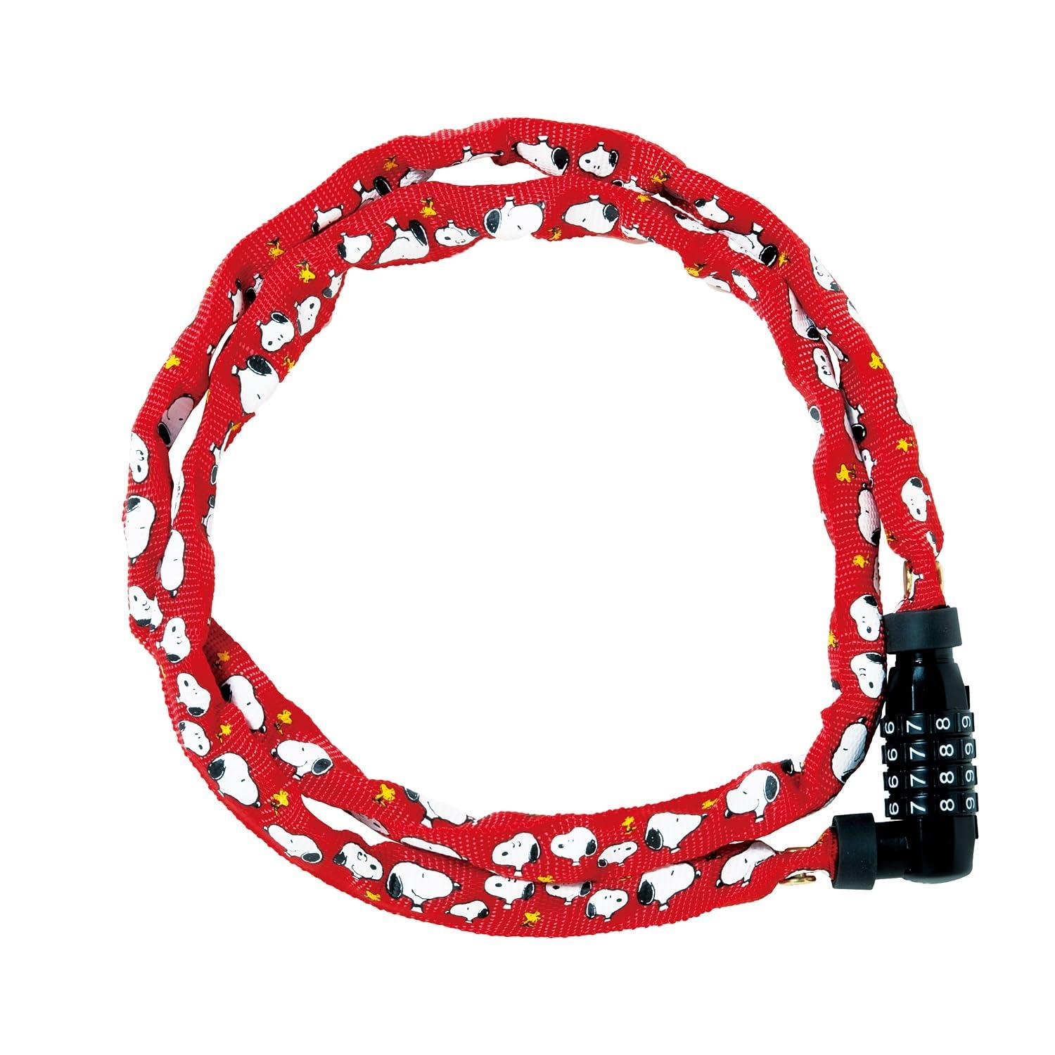 Chain Lock (Snoopy/Dial 1200mm) Red