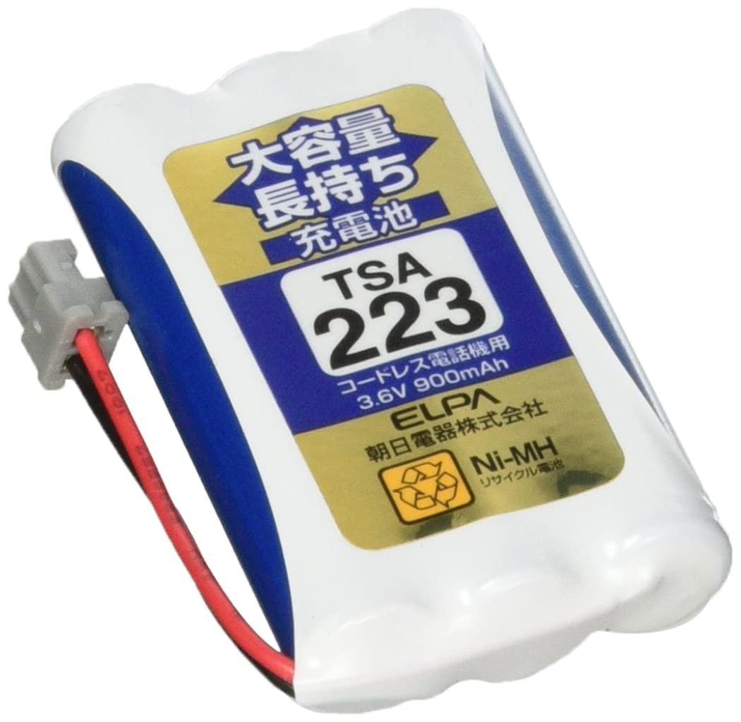 ELPA High-Capacity Long-Life Rechargeable Battery, Equivalent to Uniden 3.6V 900mAh Nickel-Metal Hydride Rechargeable Battery TSA-223