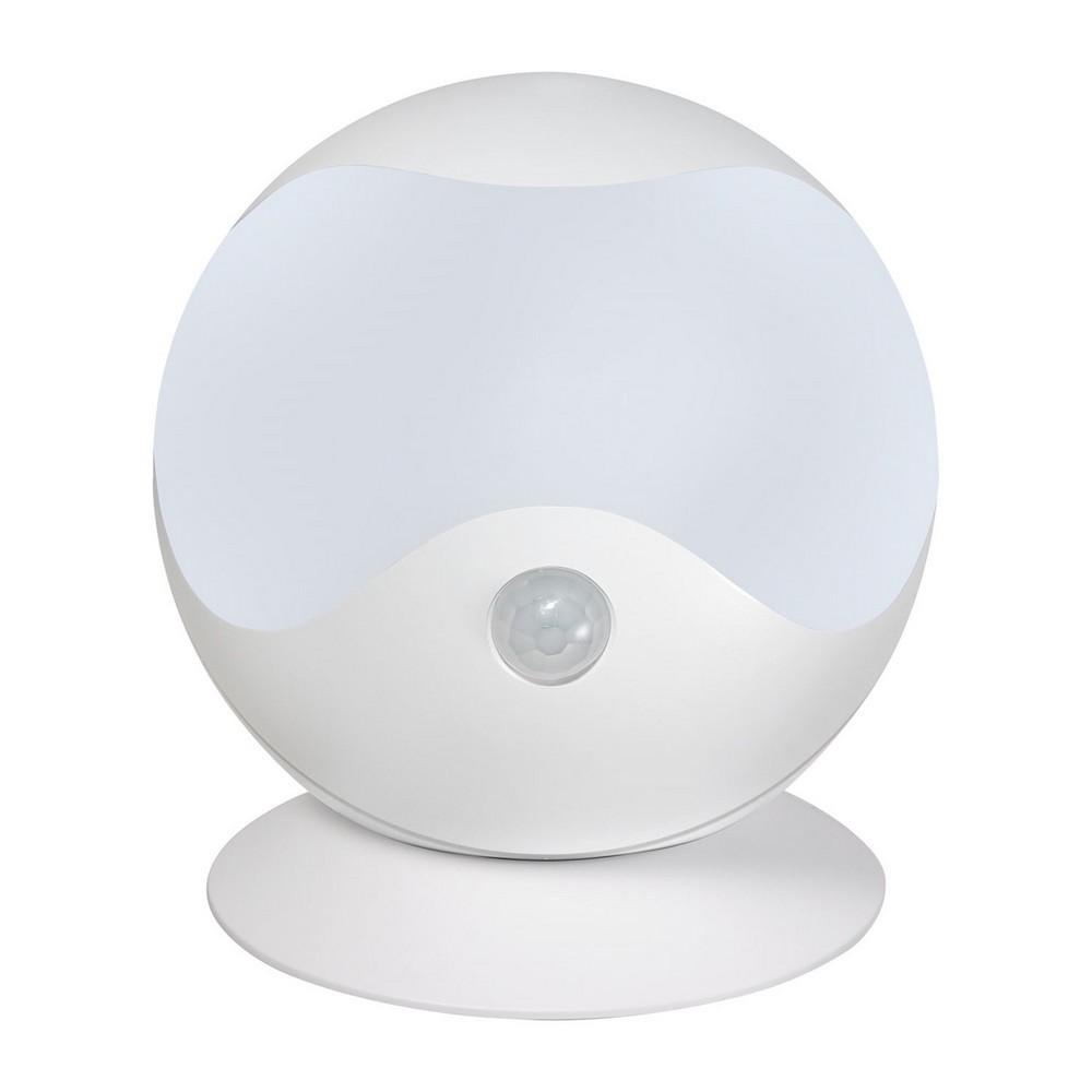 ELPA LED Sensor Light (White/Warm White/Battery-Powered/Weatherproof) Motion Sensor/Spherical/Magnetic/Screw-Mountable (PM-L750W)