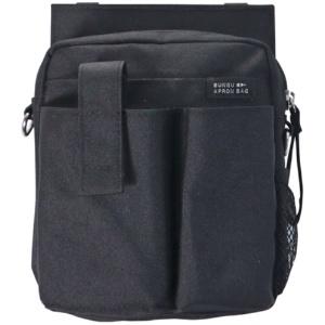 [KUTSUWA] Apron Bag Stationery Apron Bag Holder BE022BK Black Free Size