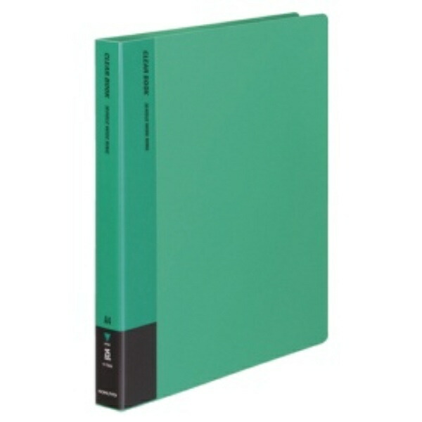 KOKUYO File Clear Book Refillable A4 Vertical 30-Hole Green RA-730G