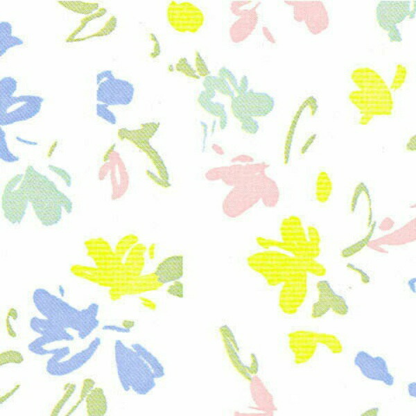 Heiko Wrapping Paper, Half-Size, High-Quality Paper, Pale Flower, 100 Sheets, 002302300