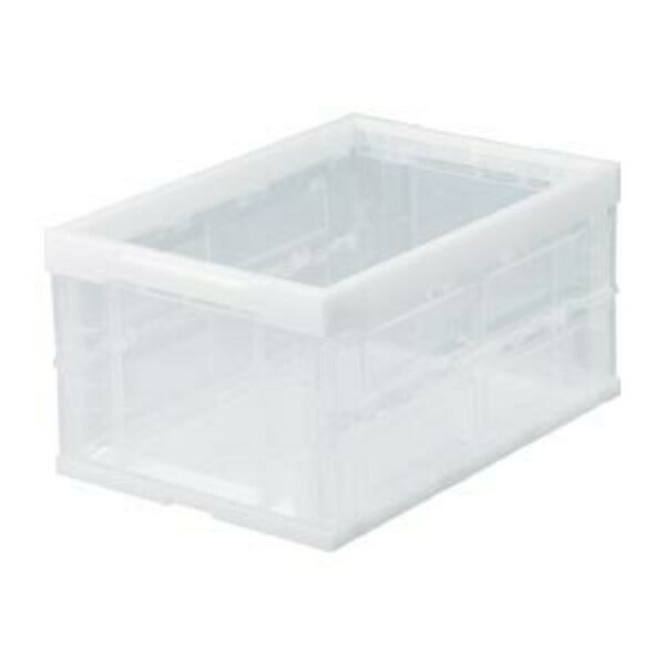 Iris Ohyama Container Folding Container Hard HDOC-40L Clear
