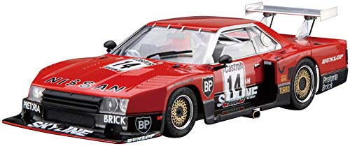 Aoshima Cultural Textbook Co., Ltd. 1/24 The Model Car Series No.112 Nissan R30 Skyline Turbo Carami 9-Hour Endurance Spec 1982 Plastic Model Kit