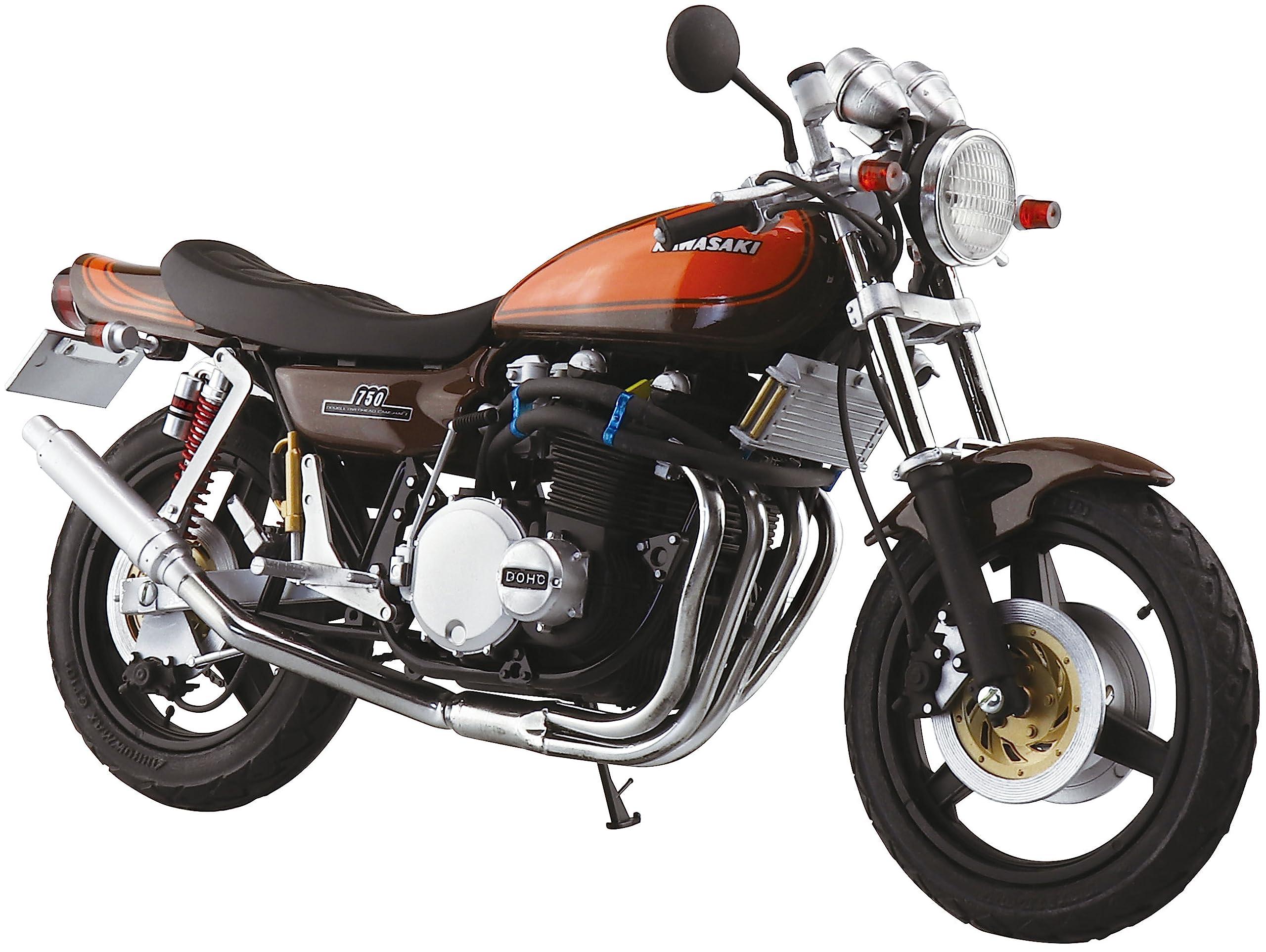 Aoshima Cultural Textbook Co., Ltd. 1/12 The Bike Series No.46 Kawasaki Z2 750RS '73 Custom Plastic Model Kit