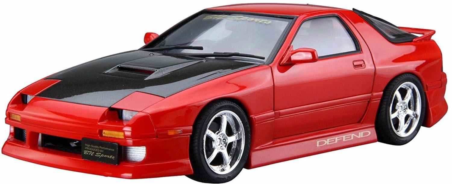 Aoshima Cultural Textbook Co., Ltd. 1/24 The Tuned Car Series No.40 Mazda BN Sport FC3S RX-7 '89 Plastic Model Kit