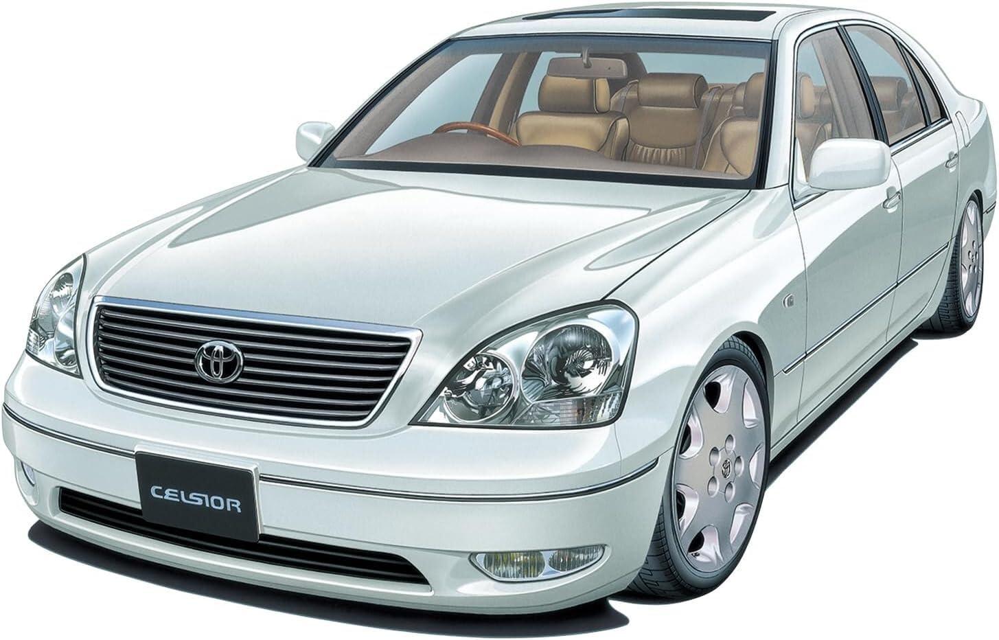 Aoshima Cultural Textbook Co., Ltd. 1/24 The Model Car Series SP11 Toyota UCF30 Celsior '00 Plastic Model Kit