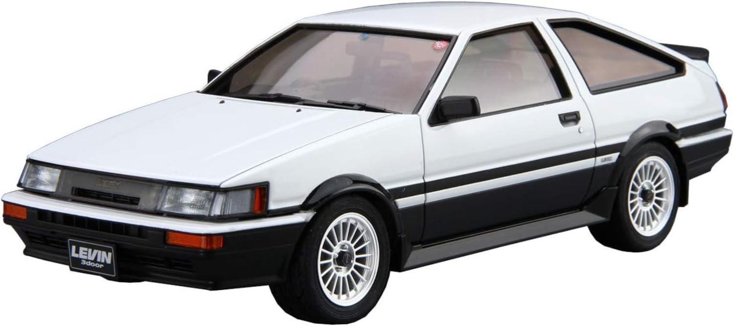 Aoshima Cultural Textbook Co., Ltd. 1/24 The Model Car Series No.17 Toyota AE86 Corolla Levin GT-APEX '85 Plastic Model Kit (Automobile)