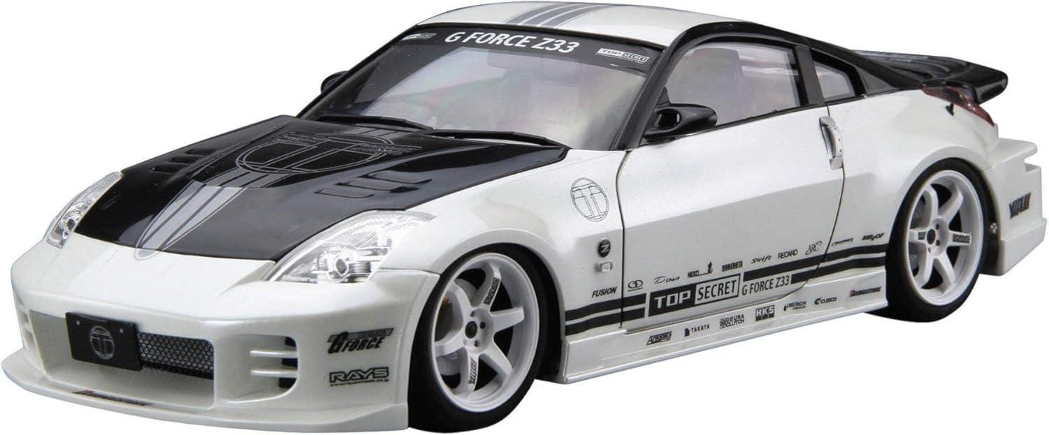 Aoshima Cultural Textbook Co., Ltd. 1/24 The Tuned Car Series No.33 Nissan Top Secret Z33 Fairlady Z '05 Plastic Model Kit (Automobile)