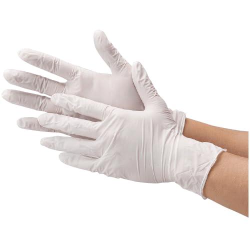 Kawanishi Kogyo Nitrile Gloves Quick Fit Powder-Free White M #2065W-M 1 Box (250 Sheets)