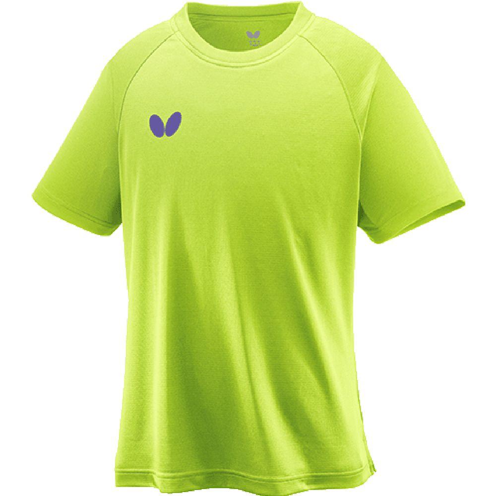Butterfly Table Tennis Short-Sleeve T-Shirt Win Logo T-Shirt II Unisex Lime (107) SS 46420
