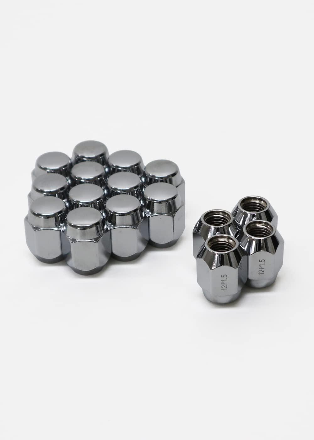Meltec Wheel Nuts for Toyota, Mitsubishi, Honda, Mazda, Daihatsu Bag Type, 16-Piece Set Compatible Wrench: 21mm / 1.5 Pitch MT-T16F