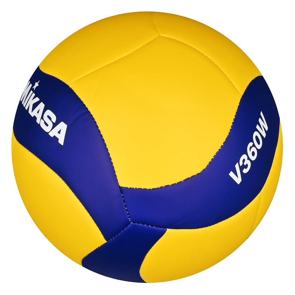 MIKASA Volleyball Recreation Leisure Use Size 5 V360W (High School/College/General) Yellow/Blue Recommended Pressure 0.200-0.250 kgf/cm²