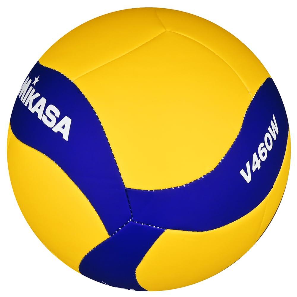 MIKASA Volleyball Recreation Leisure Use Size 4 V460W (Junior High School Students & Moms) Yellow/Blue Recommended Pressure 0.200-0.250 kgf/cm²