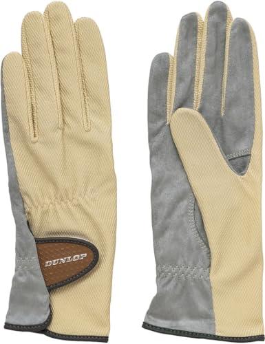 DUNLOP Tennis Ladies Gloves <No Holes on Fingertips or Palm Side> (Pair) TGG0115W Beige S