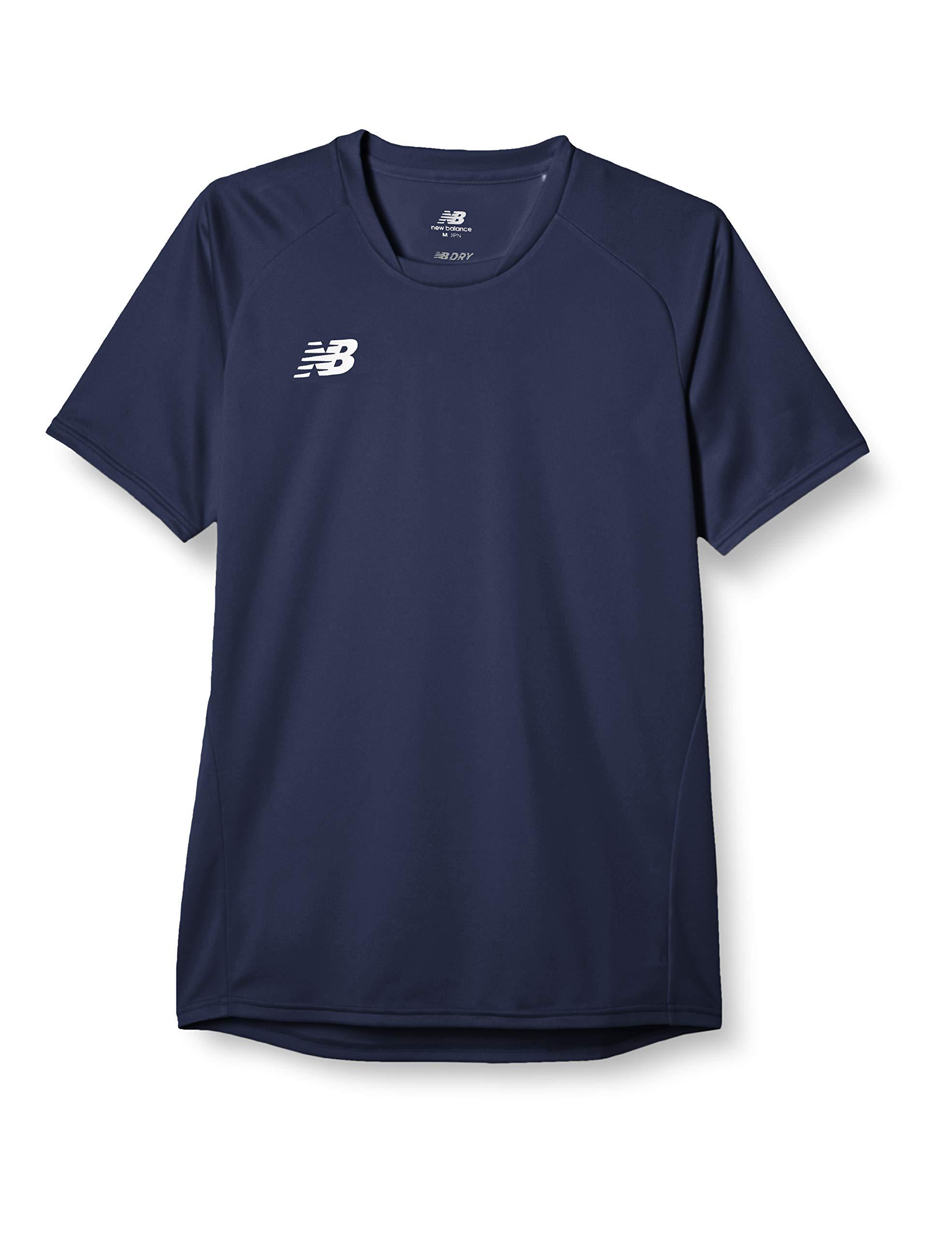 [New Balance] Short-Sleeve Dry T-Shirt Game Shirt (JMTF0488) Navy (NV) Japan M (Equivalent to Japanese Size M)