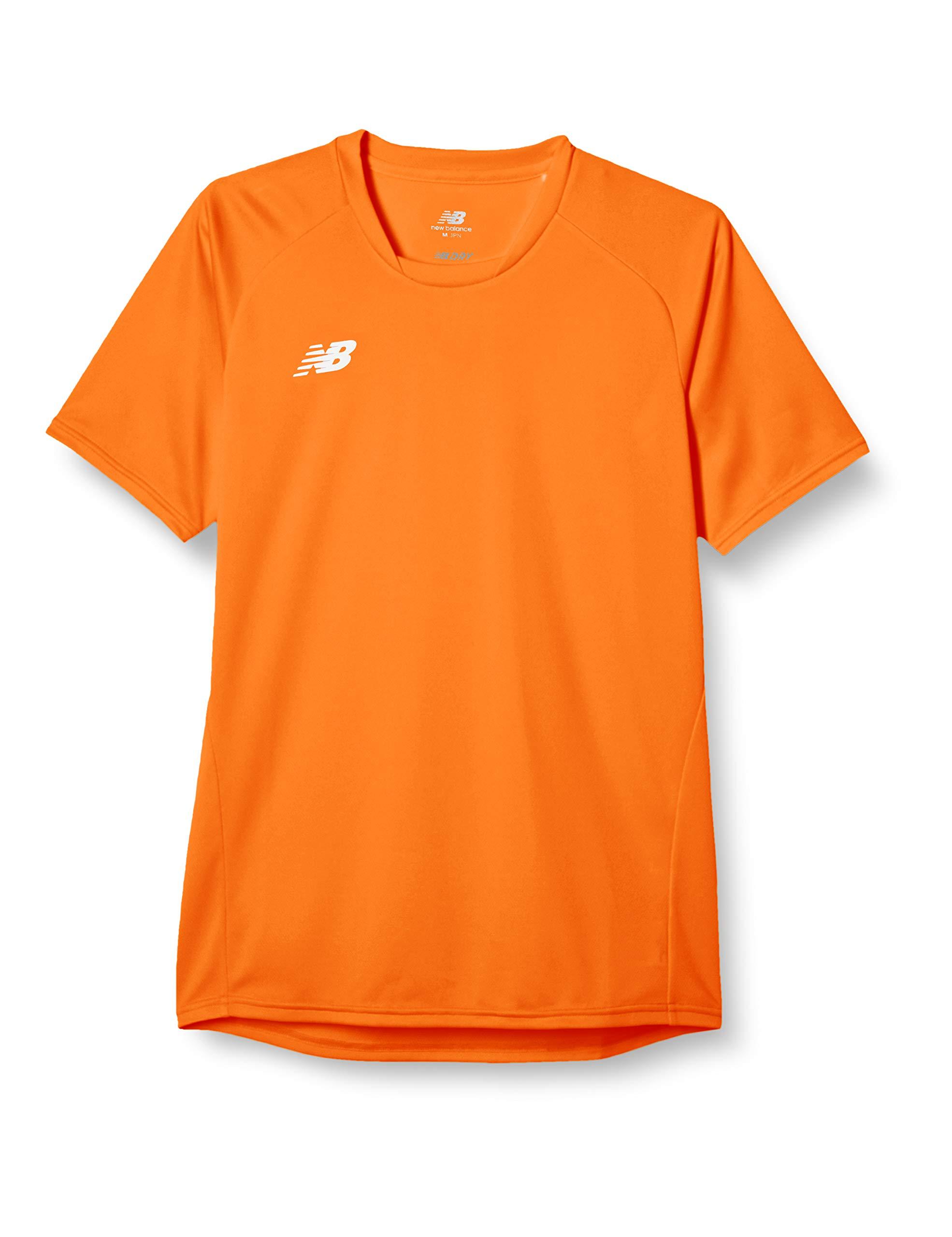 [New Balance] Short-Sleeve Dry T-Shirt Game Shirt (JMTF0488) Orange (ORG) Japan L (Equivalent to Japanese Size L)