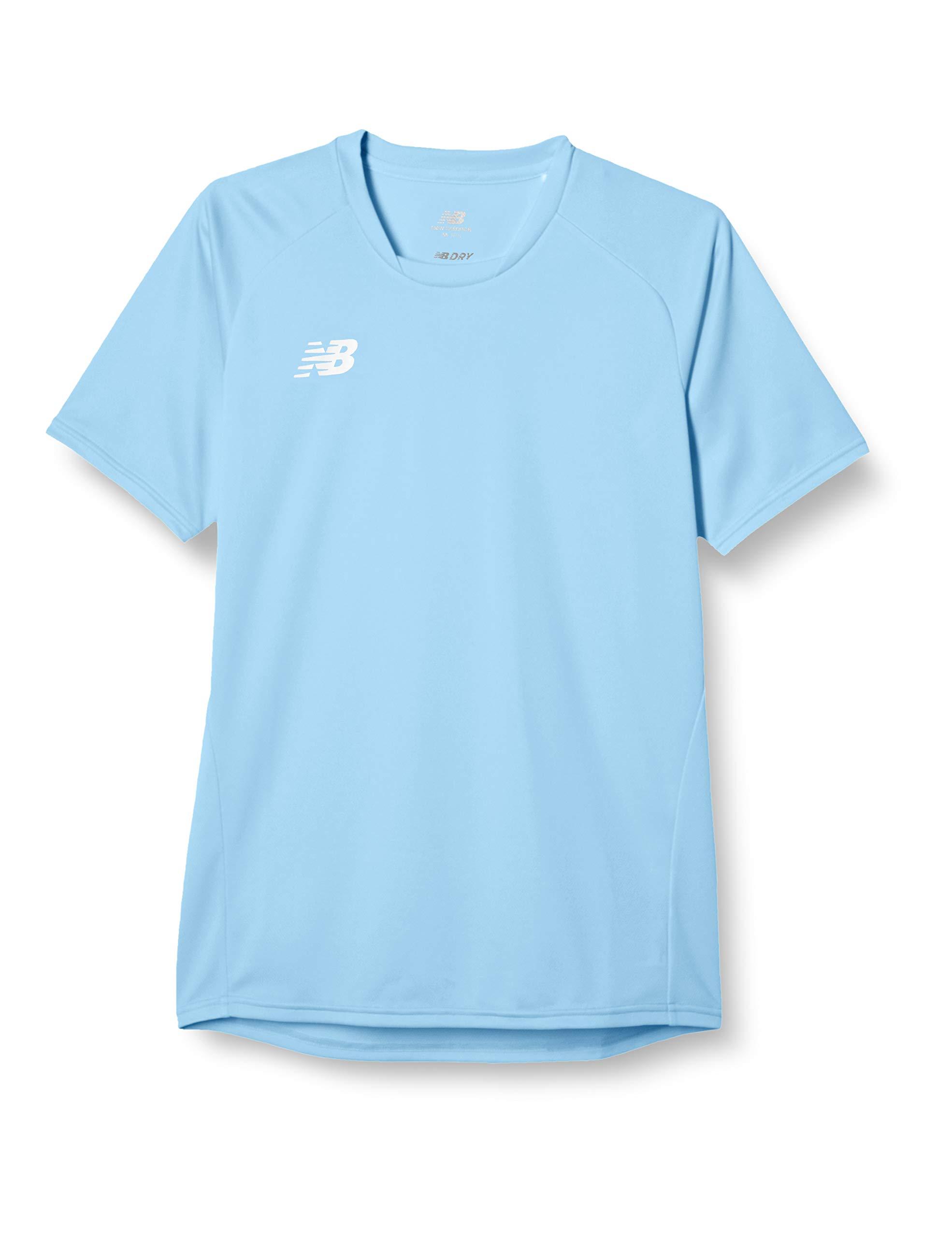 [New Balance] Short-Sleeve Dry T-Shirt Game Shirt (JMTF0488) Sax (SAX) Japan S (Equivalent to Japanese Size S)