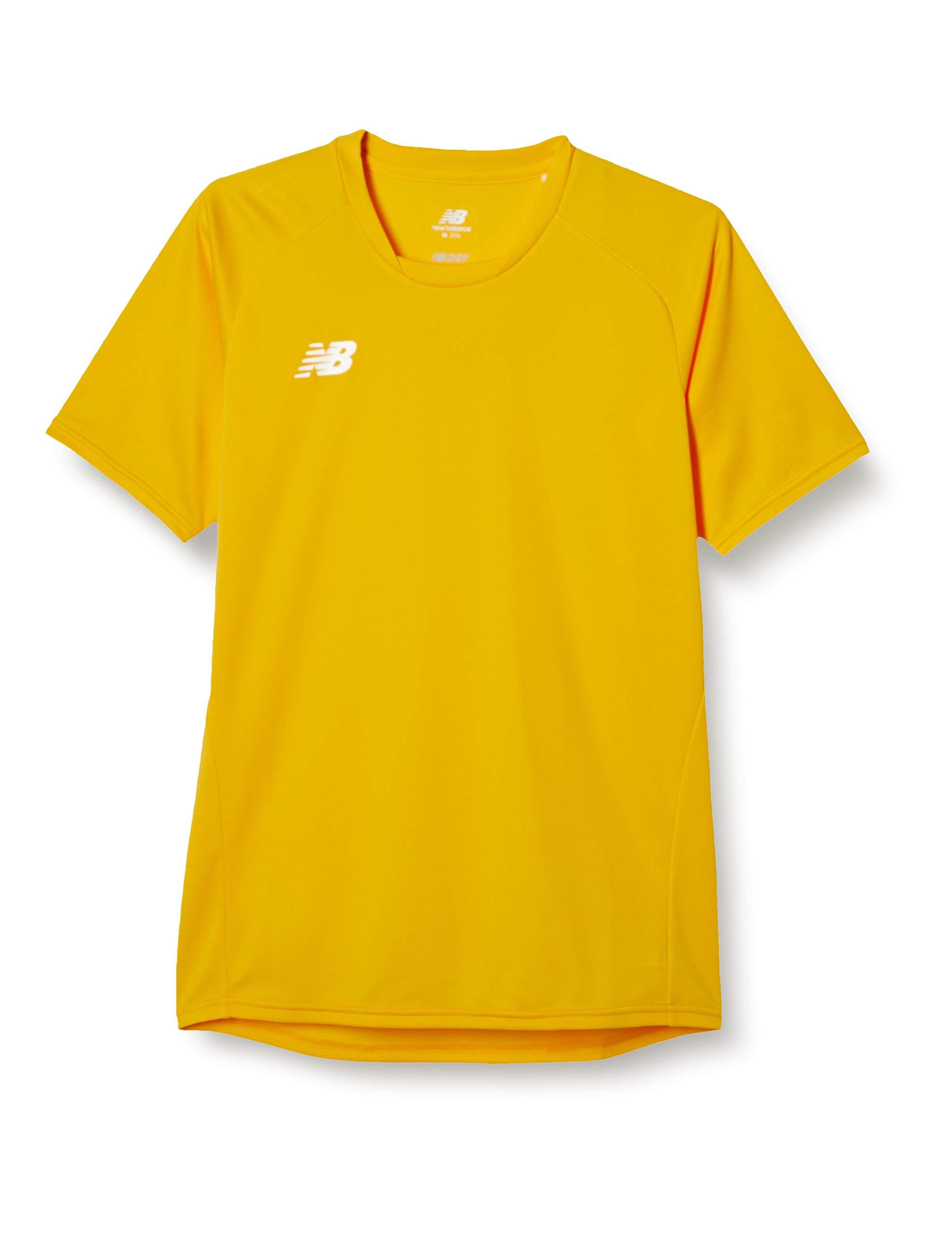 [New Balance] Short-Sleeve Dry T-Shirt Game Shirt (JMTF0488) Yellow (YLW) Japan 2XL (Equivalent to Japanese Size 2L)
