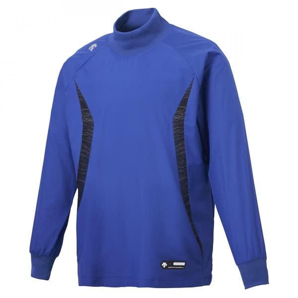[Descente] Baseball Practice Shirt Junior Long Sleeve Wind Shirt PJ-252JB Boys Royal Blue