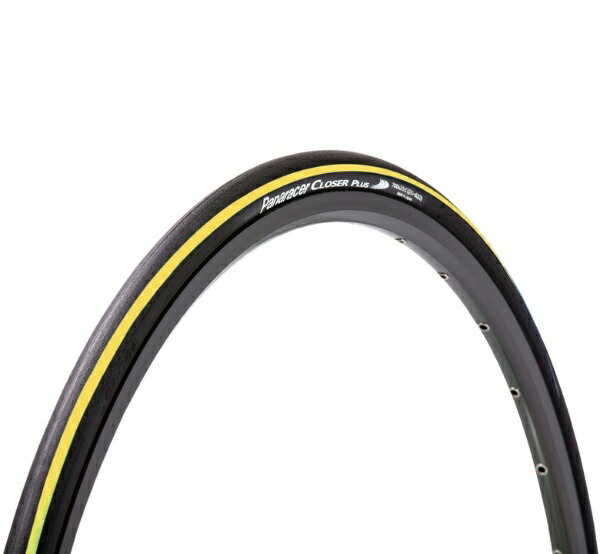 Panaracer Close Plus 700×25C Clincher Black/Yellow Stripe F725-CLSP-Y
