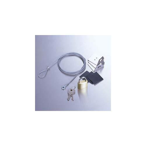 ELECOM Security Cable (1.7m/Diameter 2.2mm) Padlock for 3 Devices ESL-6