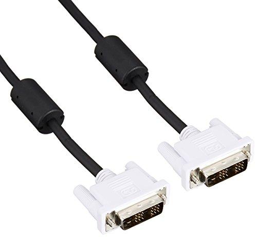 ELECOM Display Cable DVI-D 24-pin Single Link Digital 1m Black CAC-DVSL10BK