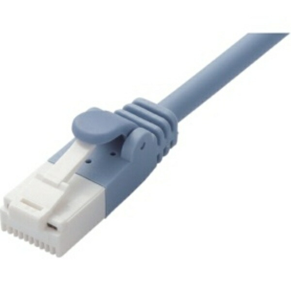 ELECOM LAN Cable CAT6A 7m (23ft) Snag-Resistant Connector Soft Blue LD-GPAYT/BU70