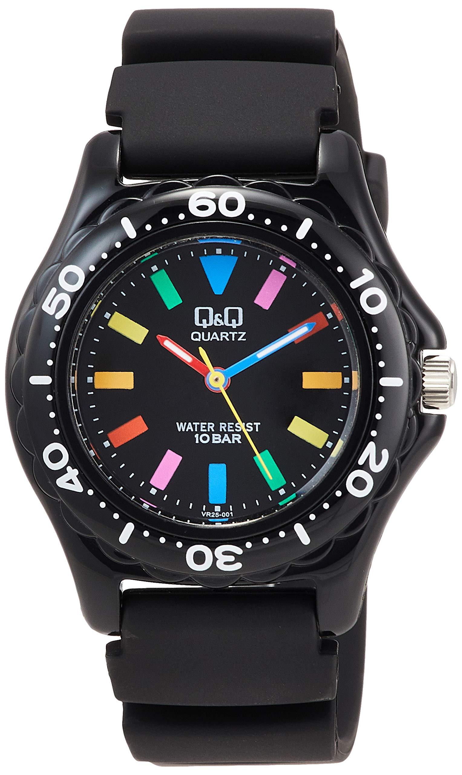 [Citizen Q&Q] Analog Watch, Water-Resistant, Urethane Strap VR25-001 Women's Black