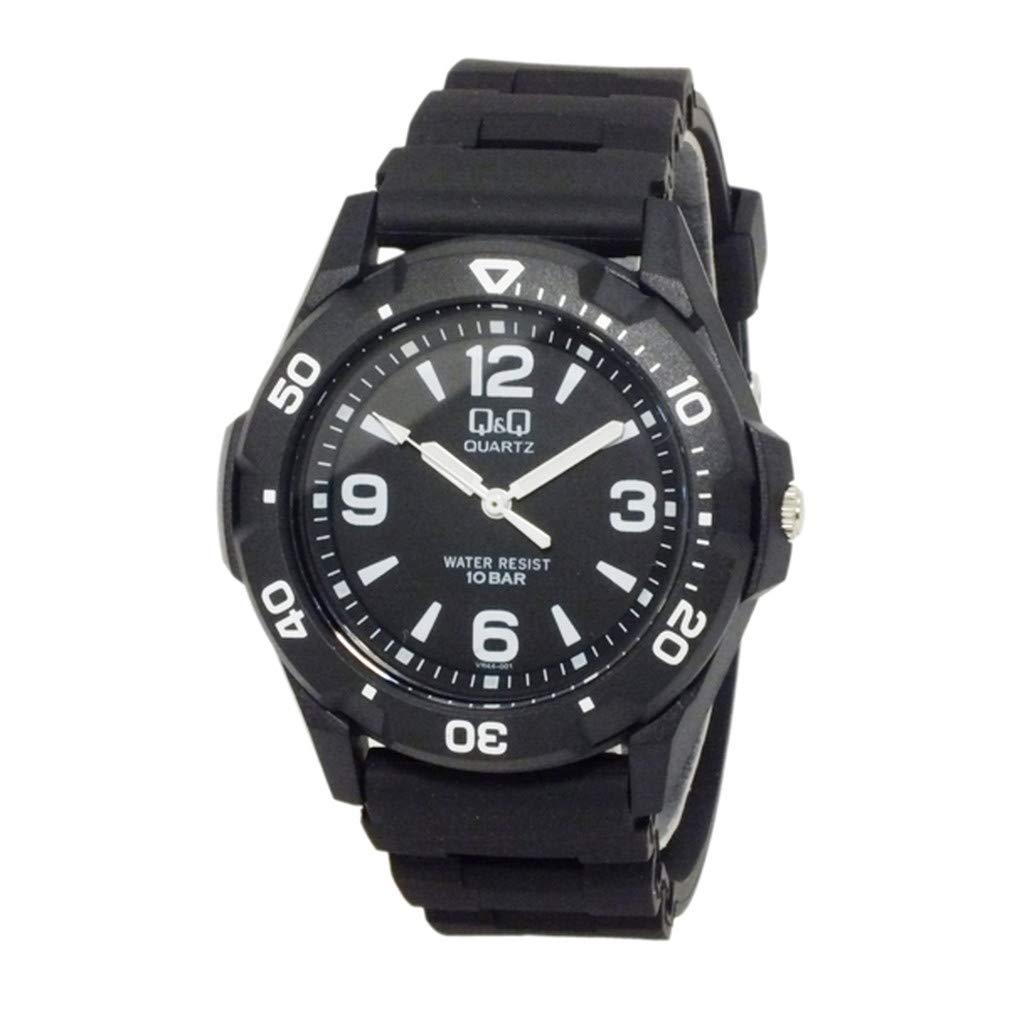 [Citizen Q&Q] Analog Watch, Water-Resistant, Urethane Strap VR44-001 Men's Black