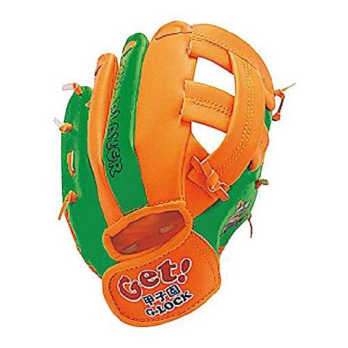 UNIX Baseball Kids Player Set with Soft Ball & Plastic Bat BG8032 Orange x Green