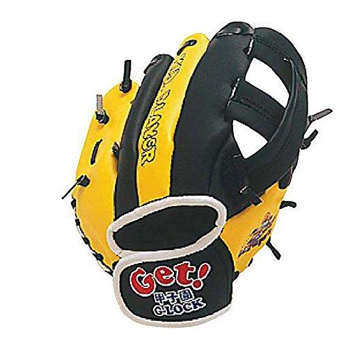 UNIX Baseball Kids Player Set with Soft Ball & Plastic Bat BG8032 Black × Yellow