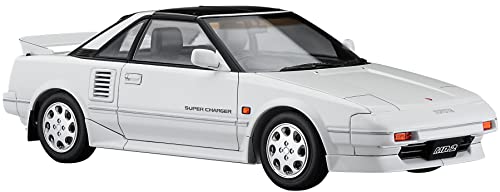 Hasegawa 1/24 Historic Car Series Toyota MR2 (AW11) Late Model G-Limited Supercharger (T-Bar Roof) Plastic Model Kit HC45